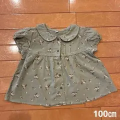 juca 花柄 丸襟 ブラウス 100cm kさん専用˚✧₊
