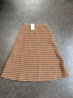 【新品】SLOBE IENA チェック ロングスカート　ビームス