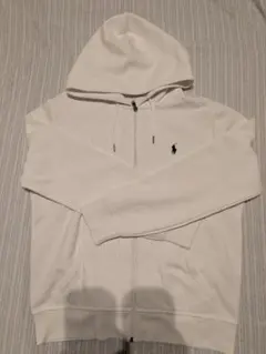 POLO Ralph Lauren ホワイトパーカー Mサイズのサムネイル