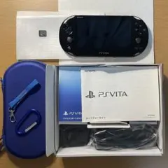 Sony PS Vita PCH-2000 本体 ブラック+メモカ16G 箱有
