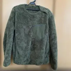 UNIQLO フリースボアアウター グリーン