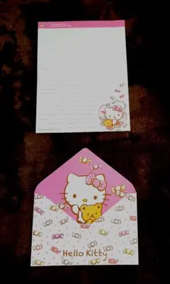 平成レトロ　サンリオハローキティ レターセット