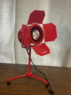 非売品】TV Asahi スタジオライト風照明 赤 - メルカリ