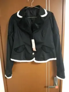 しまむら 愛野えり コラボ ジャケット 黒 ブラック 3L　ゴスロリ