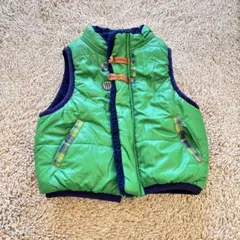 【匿名配送⭐︎24時間以内発送】キッズリバーシブルベストサイズ90防寒
