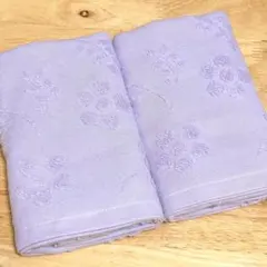 今治タオル フェイスタオル 2枚 タオル 花 ガーゼ 新品未使用