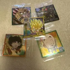 ドラゴンボール超戦士シールウエハース✴︎激突の戦士たち５枚セット