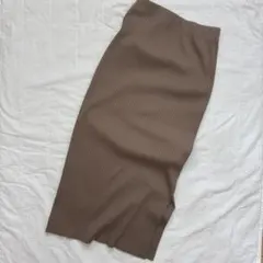 NOBLE ノーブル　トタンテレコタイトスカート　ブラウンC 38