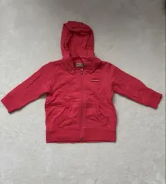 MIKI HOUSE ミキハウス 赤 パーカー UVカット 80