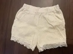 petit main ホワイトショートパンツ 100