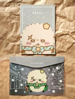 ちいかわ　セブンイレブン　コラボ　フラットケース　A5ノート　ラッコ