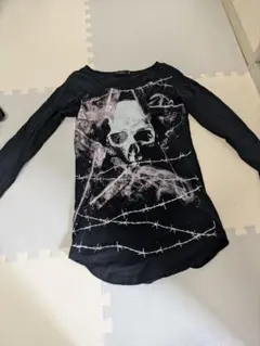 CIVARIZE スカル 有刺鉄線 プリント 長袖 カットソー 44のサムネイル