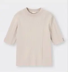 GU ランダムリブセーター(5分袖)Z