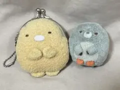 すみっコぐらし てのりぬいぐるみ もぐら　ミニがまぐち がま口　とんかつ