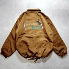 希少90s FERRARI ×マニエッティマレリ ナイロンコーチジャケット 古着のサムネイル