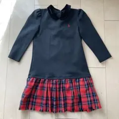 Polo Ralph Lauren ワンピース 6X ブラック/チェック