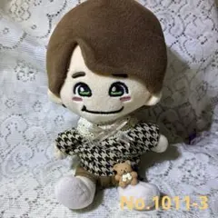 ちびぬい服はぴぬい服　ブラウン系3点セットNo.1011-3