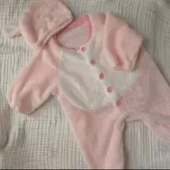 ウサギ耳付き ロンパース 80 カバーオール アウター