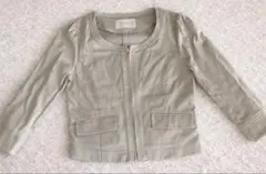 プロポーション ノーカラージャケット 春 セレモニー M