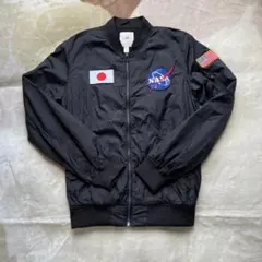 希少　H＆М MA-1ジャケット ブラック