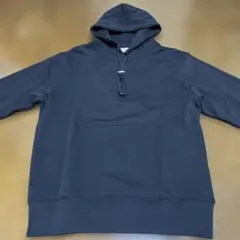 新品 未使用 メンズ Sサイズ 黒 フードパーカー 調整可能ドローストリング