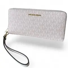 ⭐︎新品⭐︎MICHAEKORS マイケル・コース長財布 MK ピンクストラップ付