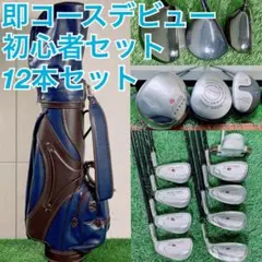 初心者必見！ ゴルフクラブ フルセット メンズ 12本　即コース M3480のサムネイル