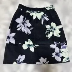 rienda 花柄タイトスカート XS ミニスカート