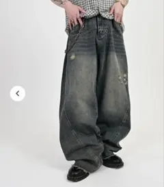 地底人オンライン ウォッシュドカジュアルデニム L0959