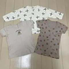 【未使用】tete a tete Tシャツ 3枚まとめ売り（サイズ90＆95）