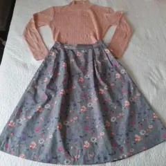 テチチ✖️リバティコラボ花柄スカート