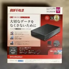 正常・極上品】BUFFALO 外付けHDD 8TB HD-AD8U3 - メルカリ