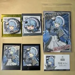 ホロライブ　ホロ謎ミュージアム　缶バッジ　ぱしゃこれ　雪花ラミィ　セット