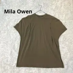 Mila Owen 半袖 カットソーチュニック フレンチスリーブ ゆったり Fのサムネイル
