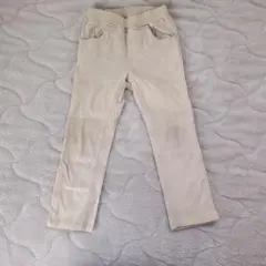 Moujonjon ベージュ ロングパンツ　100cm