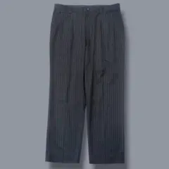 80s specially ordered ストライプスラックス　両爪ジッパー