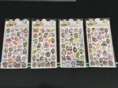 ボンボンドロップシール　ウォーターシール　4枚セット