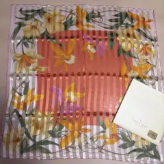 【未使用】TRUSSARDI 花柄 シルクスカーフのサムネイル