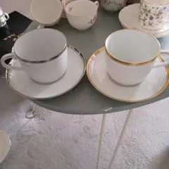 Noritake ホワイトカップ 2個セット