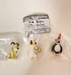 ウォレスとグルミット　めじるしアクセサリー　ガチャガチャ
