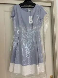 LAISSE PASSE（レッセパッセ）☆レースバイカラーワンピース☆新品未使用