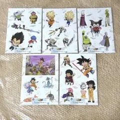 一番くじ　ドラゴンボール　DAIMA　ダイカットステッカー　5枚