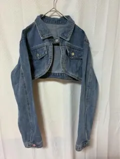 ミニ丈 デニムジャケット