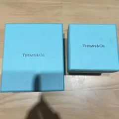 ティファニー　空箱　ネックレスケース　ペアリングケース