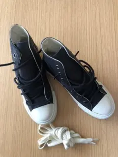 ★MHL別注 コンバース オールスター レザー ダークネイビー★