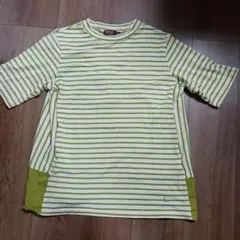 DECOY ストライプ 半袖Tシャツ M