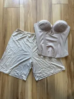 bridal bloom ビスチェ•ユニクロ　ペチコート