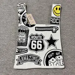 新品 D.KELLY ニットバッグ トートバッグ ルート66