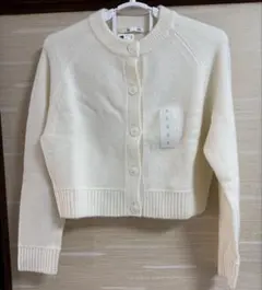 GU オフホワイト カーディガン Sサイズ