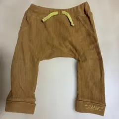BREEZE ベビー ワッフルパンツ ブラウン 80cm